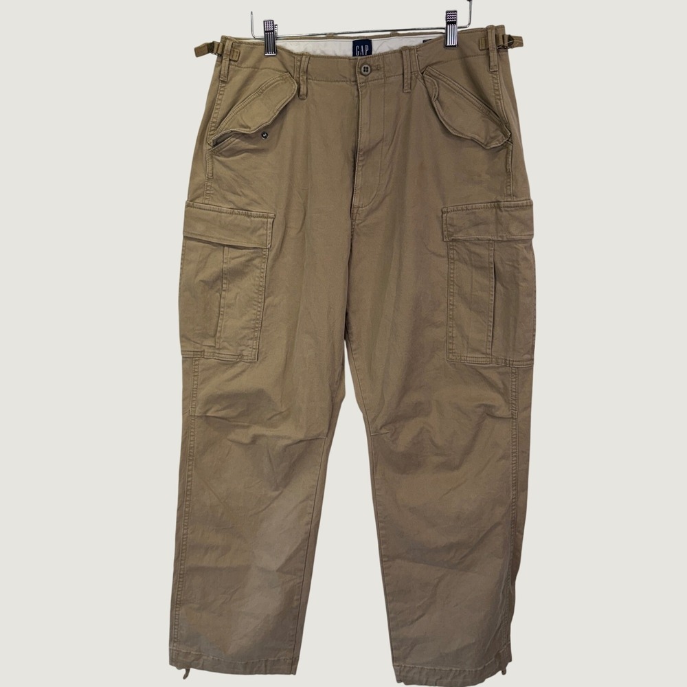 Gap Cargo Pants‎ 32x30 Khaki Tan Relaxed Fit Gorpcore Utilitarian Workwear